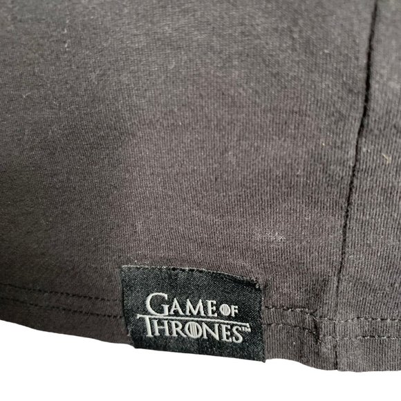 Game of Thrones HBO Crewneck T Shirt S Black Short Sleeve Wine in the Belly - Picture 3 of 5